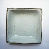 中嶋窯 7寸白掛け角鉢