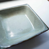 中嶋窯 7寸白掛け角鉢