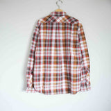 MASTER&CO(マスターアンドコー) MADRAS CHECK PLAIN SHIRT MC1441 ブラウン