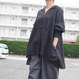 Kelen Side flare blouse (lkl20hbl8)