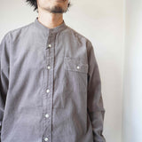 STANDARD SHIRT(スタンダードシャツ) Band Collar Shirt  Corduroy