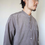 STANDARD SHIRT(スタンダードシャツ) Band Collar Shirt  Corduroy
