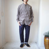 STANDARD SHIRT(スタンダードシャツ) Band Collar Shirt  Corduroy