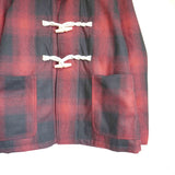 MASTER&CO(マスターアンドコー) OMBRE CHECK JACKET(RED)