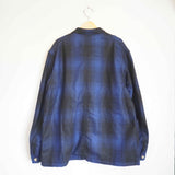 MASTER&CO(マスターアンドコー) OMBRE CHECK JACKET(BLUE)