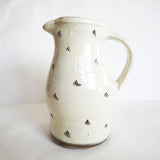 坂本工窯 ピッチャー7寸(櫛白)