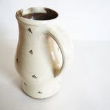 坂本工窯 ピッチャー7寸(櫛白)