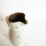 坂本工窯 ピッチャー7寸(櫛白)