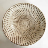 坂本工窯 8寸皿(飛び鉋 白 創)