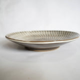 坂本工窯 8寸皿(飛び鉋 白 創)