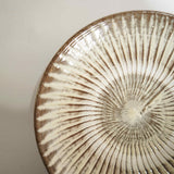 坂本工窯 8寸皿(刷毛目 白 創)