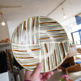 坂本工窯 8寸皿(三彩 創)