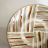 坂本工窯 8寸皿(三彩 創)