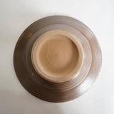 坂本工窯 6寸リム皿(櫛書き 白 創)