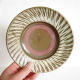 坂本工窯 6寸リム皿(飛び鉋 創)