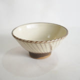 坂本工窯 3.5寸飯碗(刷毛目 白 創)