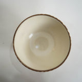 坂本工窯 3.5寸飯碗(刷毛目 白 創)