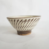 坂本工窯 3.5寸飯碗(飛び鉋 白 創)