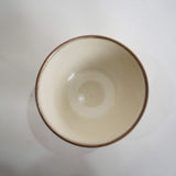 坂本工窯 3.5寸飯碗(飛び鉋 白 創)