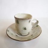 坂本工窯 カップ&ソーサー(櫛描き B)