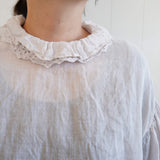 Gauze#(ガーゼ) ダブルフリル スカラップカラー ブラウス(G988)