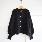 LABORATORY(ラボレイトリー) ボリュームスリーブ カーディガン(LA340)