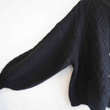 LABORATORY(ラボレイトリー) ボリュームスリーブ カーディガン(LA340)