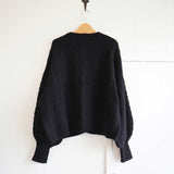 LABORATORY(ラボレイトリー) ボリュームスリーブ カーディガン(LA340)