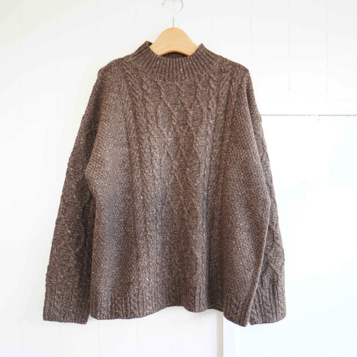 NATURAL LAUNDRY(ナチュラルランドリー)　ネップモックケーブルＰＯ　7245K-004-600 ベージュ NATURAL LAUNDRY(ナチュラルランドリー) ネップ モックケーブル