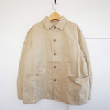 MASTER&CO(マスターアンドコー) チノカバーオール ペイント(mc1068p)ベージュ