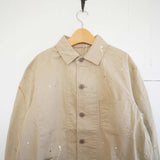 MASTER&CO(マスターアンドコー) チノカバーオール ペイント(mc1068p)ベージュ