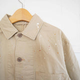 MASTER&CO(マスターアンドコー) チノカバーオール ペイント(mc1068p)ベージュ