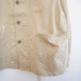 MASTER&CO(マスターアンドコー) チノカバーオール ペイント(mc1068p)ベージュ