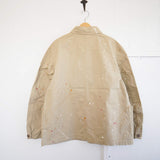 MASTER&CO(マスターアンドコー) チノカバーオール ペイント(mc1068p)ベージュ