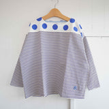 快晴堂(かいせいどう)  HAYATE ボーダー+水玉Tシャツ (41c-14)