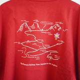 快晴堂(かいせいどう)  半袖GIRL'S Tシャツ (41c-119) 『スイス 山岳観光地図』