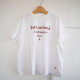 快晴堂(かいせいどう)  半袖GIRL'S Tシャツ (41c-119) 『スイス 山岳観光地図』