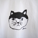grin(グリン) エーゲ海 シロクロ猫Tシャツ(8242c-022)