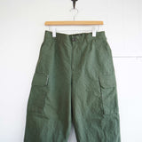 STUDIO ORIBE(スタジオオリベ)  WIDE FRENCH CARGO PANTS (RIP STOP)