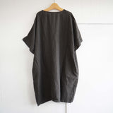 HONNETE(オネット) クルーネック ロングシャツ