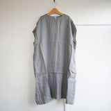 prit(プリット)  フレンチリネン スリーブレス ビッグワンピース(P82446)