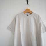 TRAVAIL MANUEL(トラバイユマニュアル)  クラシック天竺スリット Tシャツ(2014)