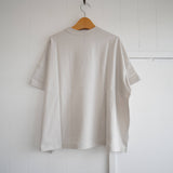 TRAVAIL MANUEL(トラバイユマニュアル)  クラシック天竺スリット Tシャツ(2014)