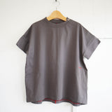 快晴堂(かいせいどう)  スタンド襟 Tシャツ(42c-26)