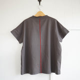 快晴堂(かいせいどう)  スタンド襟 Tシャツ(42c-26)