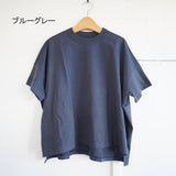 TRAVAIL MANUEL(トラバイユマニュアル)  クラシック天竺スリット Tシャツ(2014)