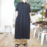 NATURAL LAUNDRY(ナチュラルランドリー) カノコ ポロワンピース (7242C-011)