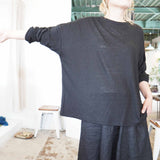 TRAVAIL MANUEL(トラバイユマニュアル)  リネン天竺 L/S プルオーバー(2023)