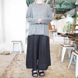 TRAVAIL MANUEL(トラバイユマニュアル)  リネン天竺 L/S プルオーバー(2023)