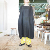 prit(プリット)  フレンチリネン スリーブレス ビッグワンピース(P82446)